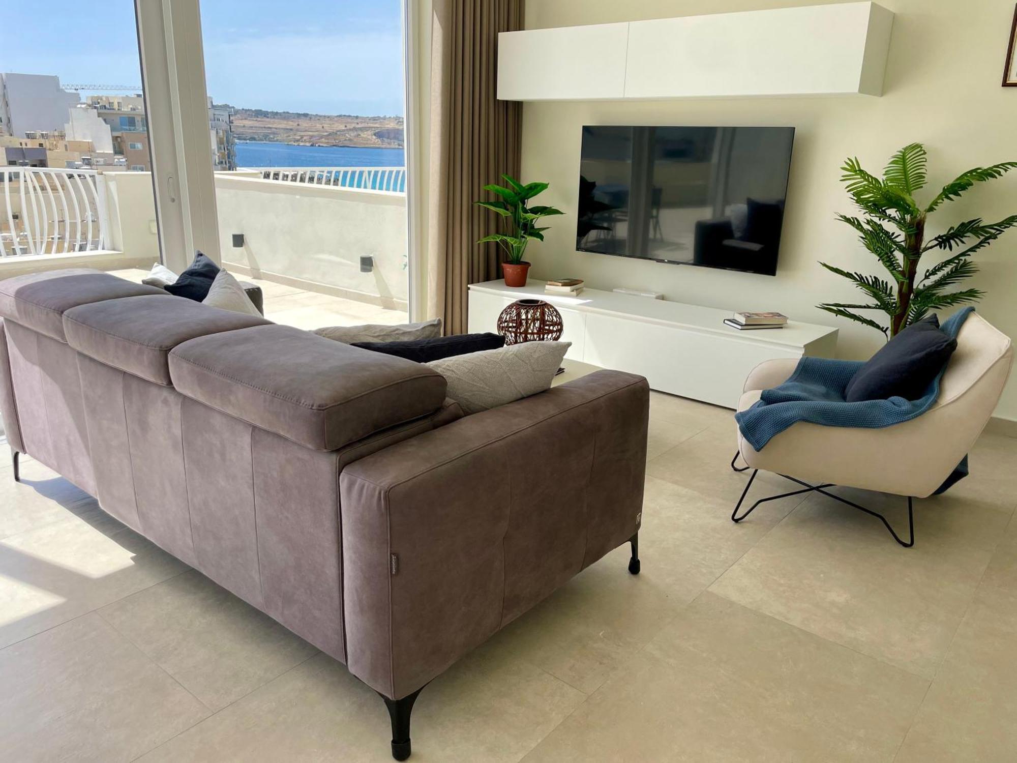 Bugibba Square Seafront Lux Apartments By Holi St. Paul's Bay Esterno foto