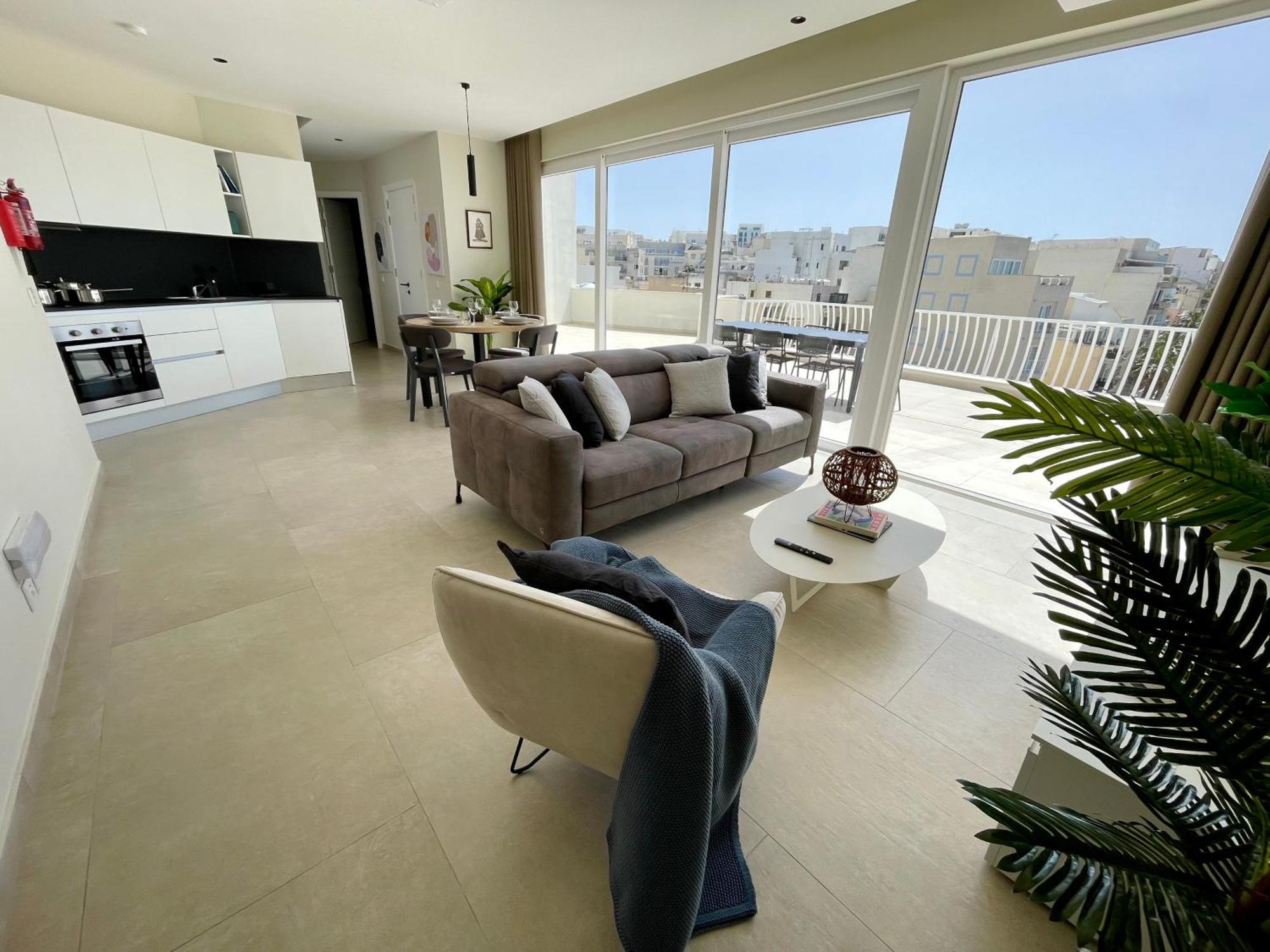Bugibba Square Seafront Lux Apartments By Holi St. Paul's Bay Esterno foto
